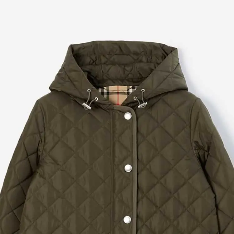 Burberry Quilted Hooded Coat-2