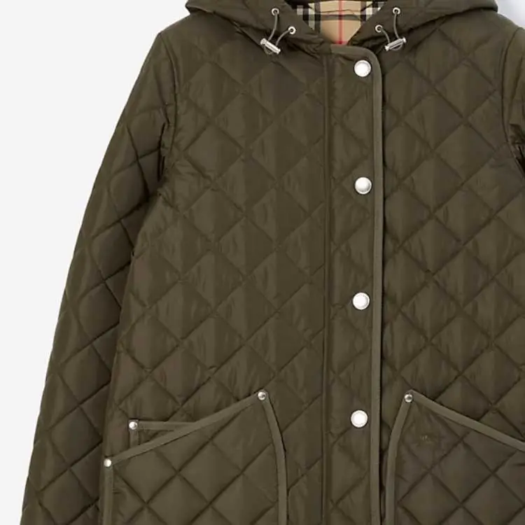 Burberry Quilted Hooded Coat-1