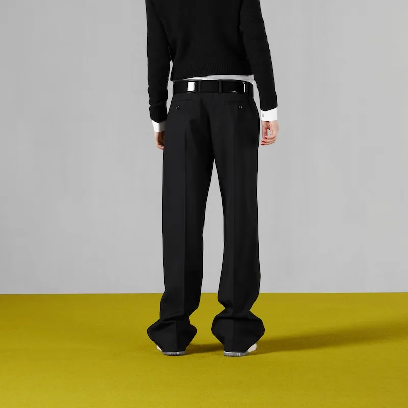 GUCCI High-Waisted Straight-Leg Trousers-2