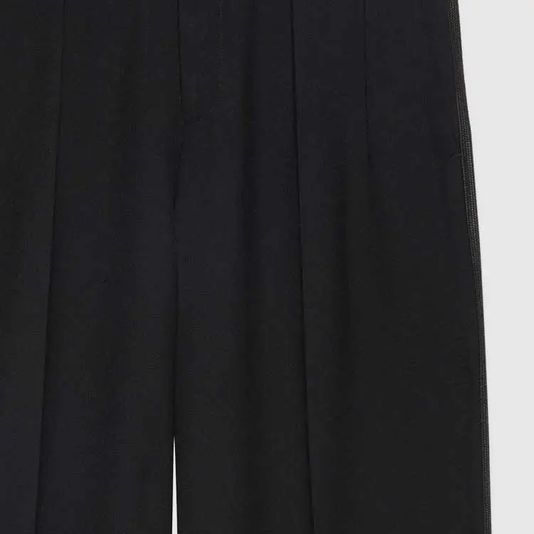 GUCCI High-Waisted Straight-Leg Trousers-4