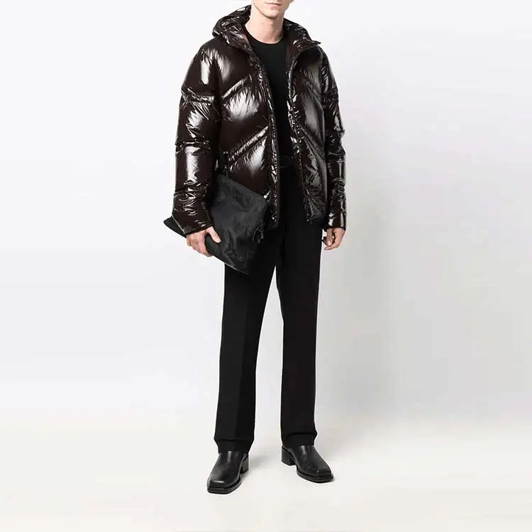 Bottega Veneta Down Jacket Men's Brown-1