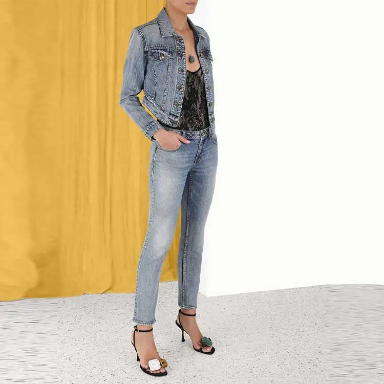Zimmermann Denim Jackets Women's Blue-4