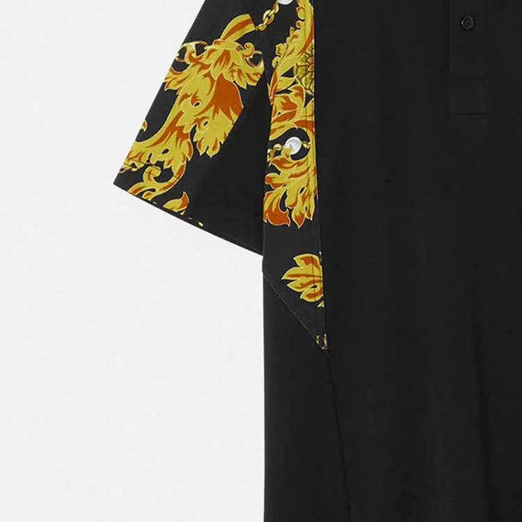 VERSACE JEANS COUTURE Polo Shirts Men Black-5