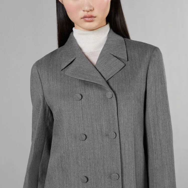GUCCI Coats Women's Gray-5