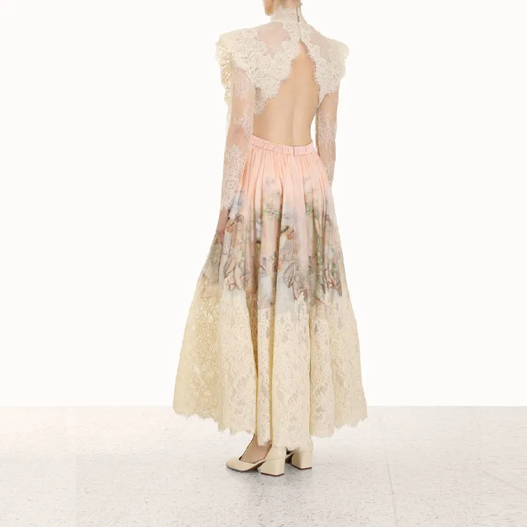 Zimmermann Long-Sleeved Dresses Women's Beige-1