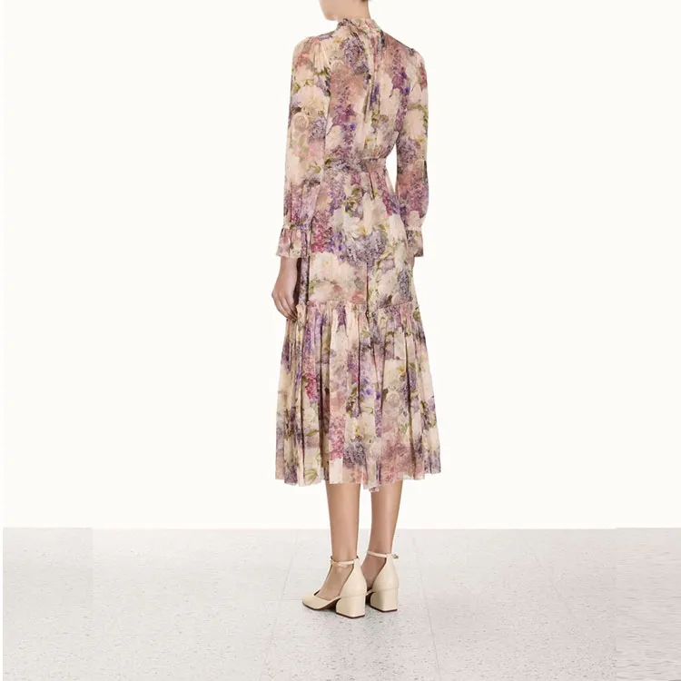 Zimmermann Lantern Floral print Midi Dress-3