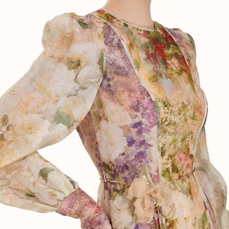 Zimmermann Sensory Flip Linen silk Minidress-5