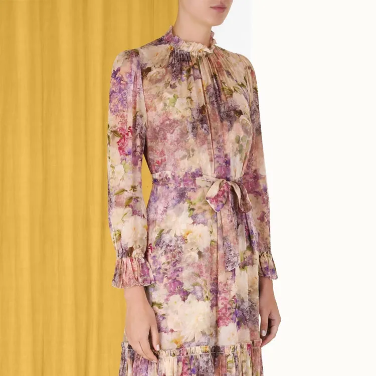 Zimmermann Lantern Floral print Midi Dress-5