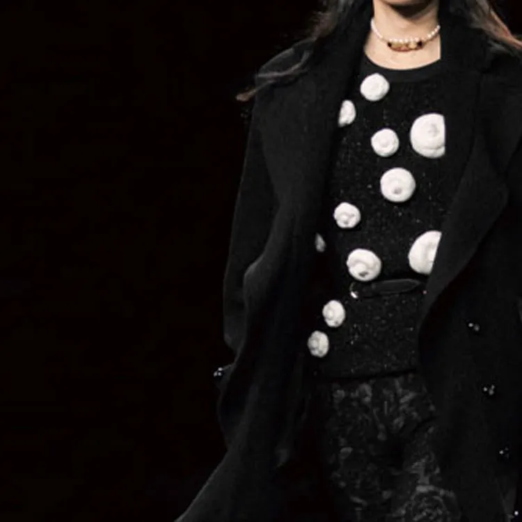 CHANEL Coats Women's Black-5