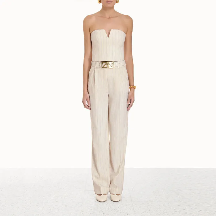 Zimmermann Luminosity Pinstriped Tailored Trousers-1