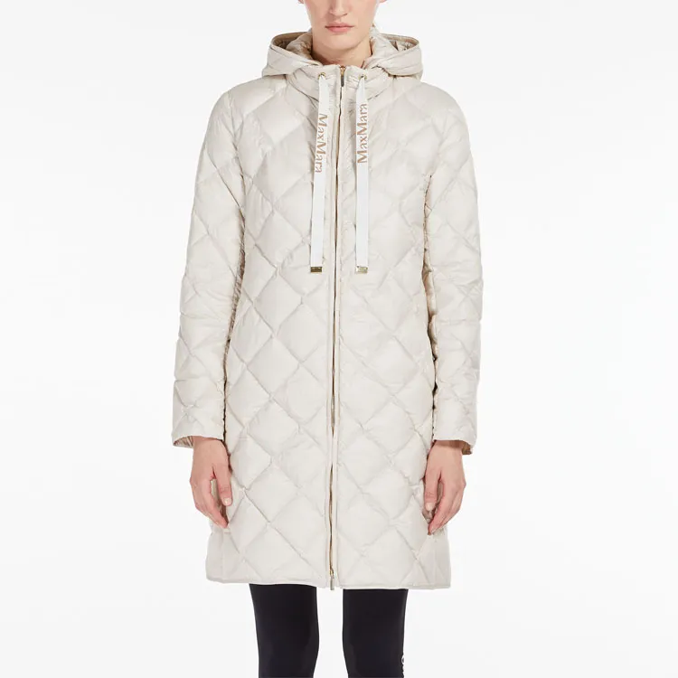 MaxMara Puffer Jackets Women's Ecru-1