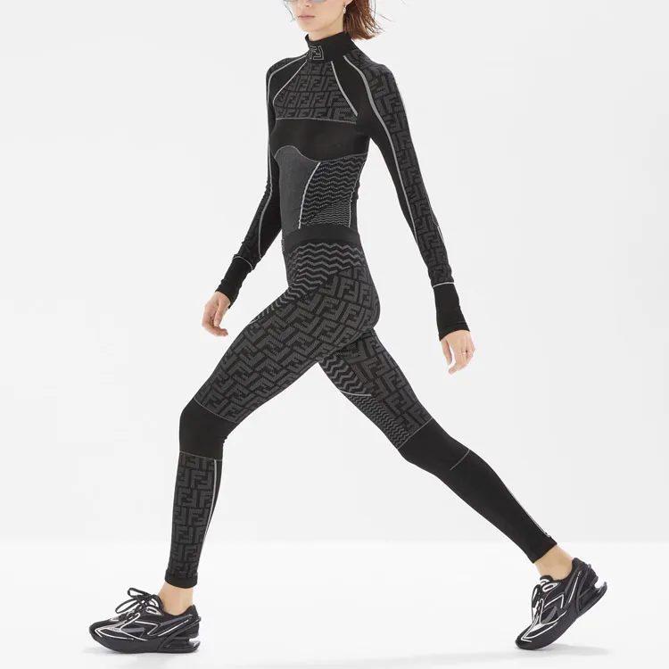 FENDI Leggings Women's Black-2