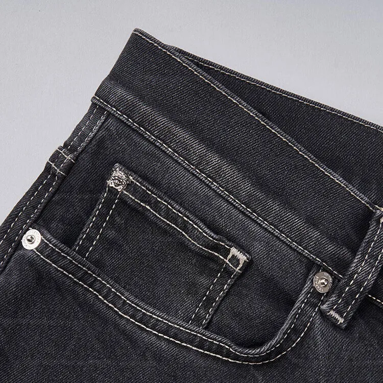 VERSACE SS23 Jeans Men's Dark Gray-3
