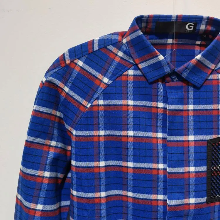 Givenchy Shirts Men Blue-1