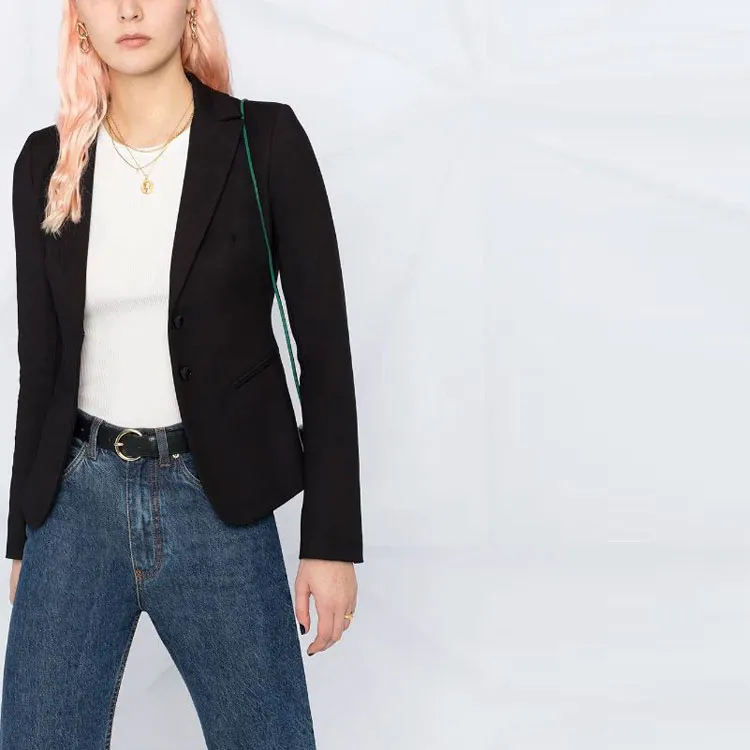 Patrizia Pepe Single Breasted Tailored Blazer-2