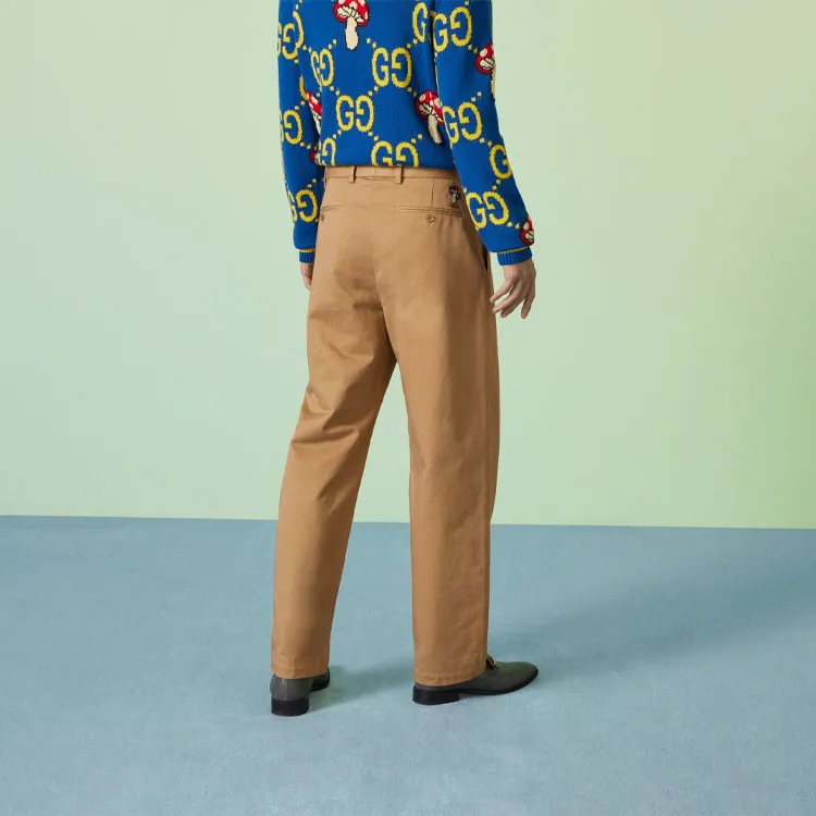 GUCCI SS23 Casual Pants Men's Beige-3