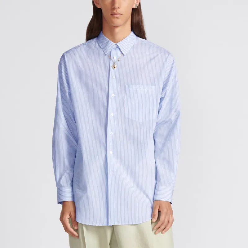 DIOR Shirts Men Blue-2