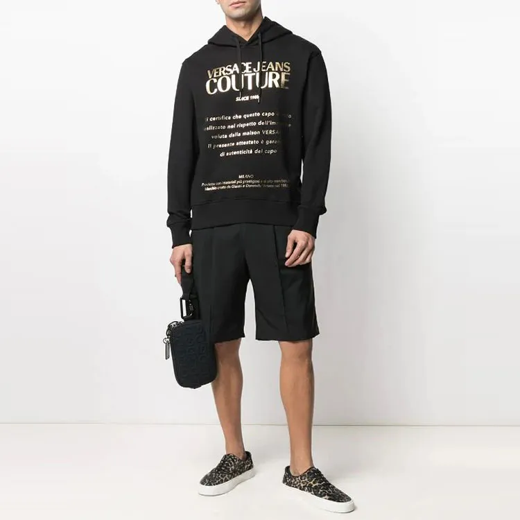 VERSACE JEANS COUTURE Sweatshirt Men's Black-3
