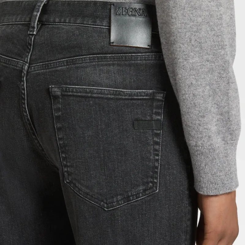 Ermenegildo Zegna Roccia Straight Leg Slim Fit Jeans-3