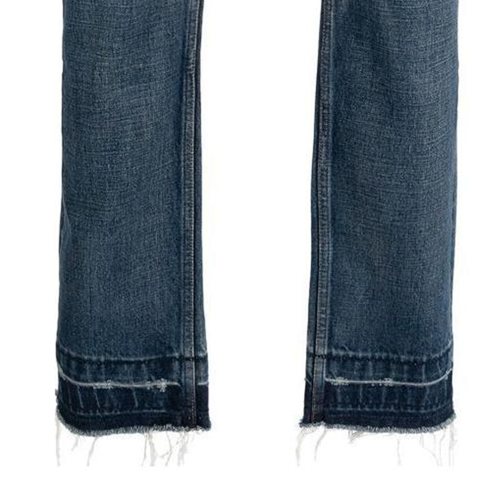 Celine Lou Washed Low-Rise Jeans - POIZON