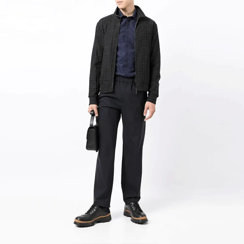 EMPORIO ARMANI Jackets Men Black-4