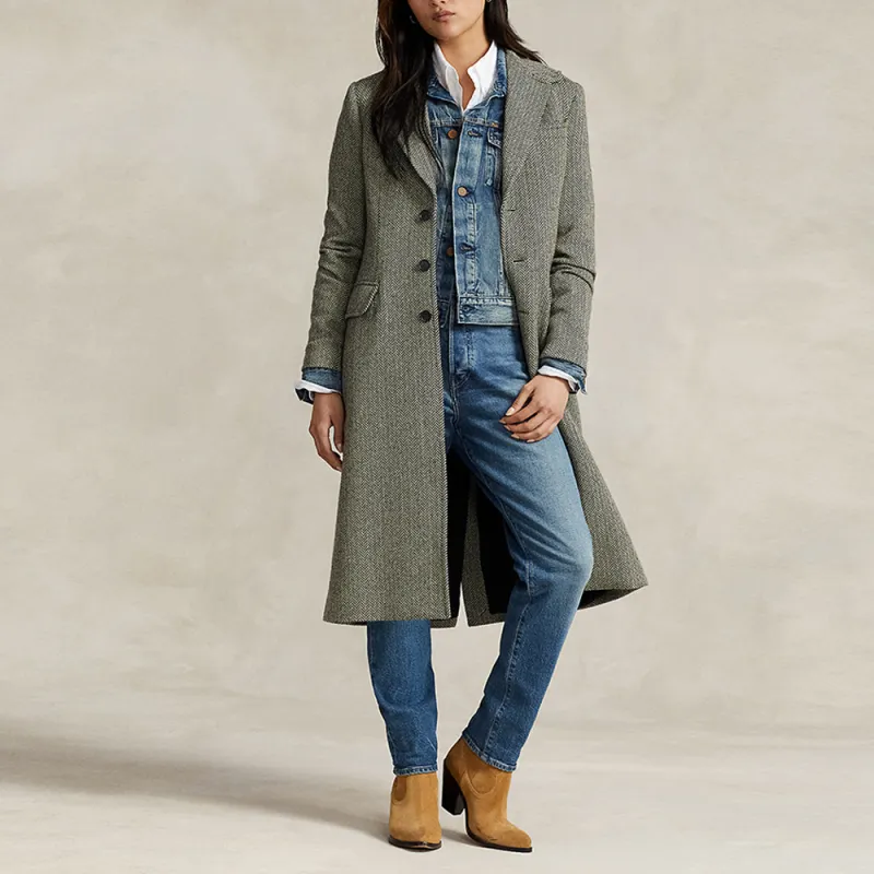 Polo Ralph Lauren FW23 Coat Women's Multicolor-1