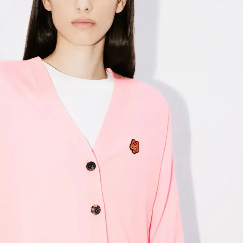 KENZO Boke Flower Embroidered Buttoned Cardigan-5