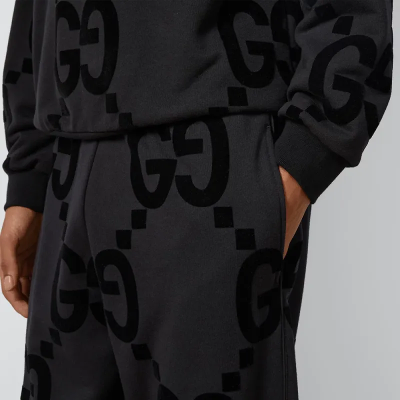 GUCCI SS24 Knitted Sweatpants Men's Black-4