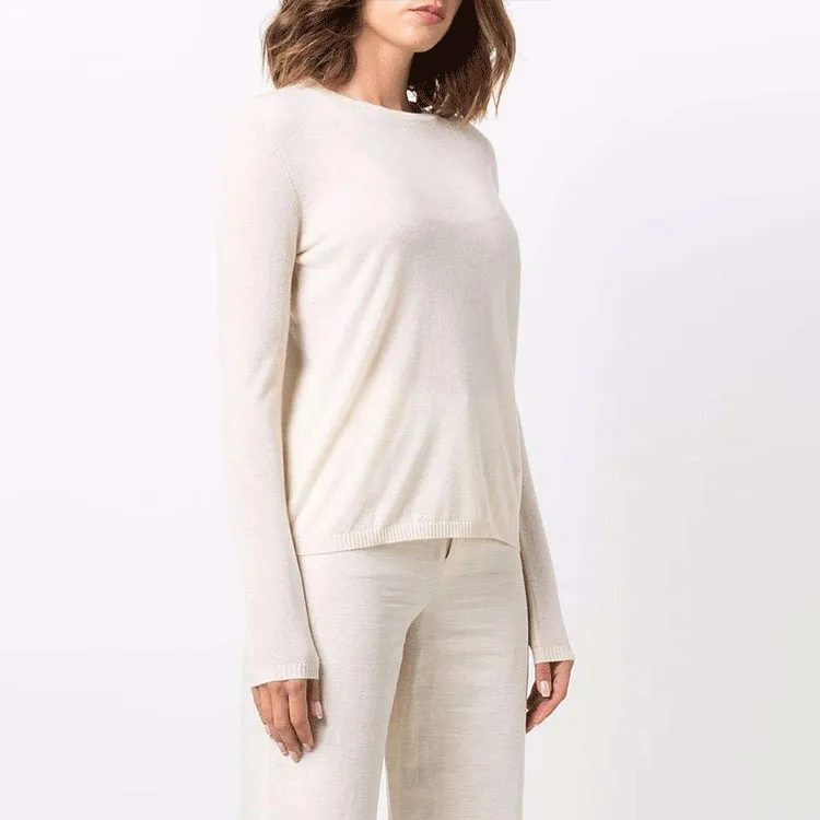 MaxMara Cashmere Sweaters Women's White-1