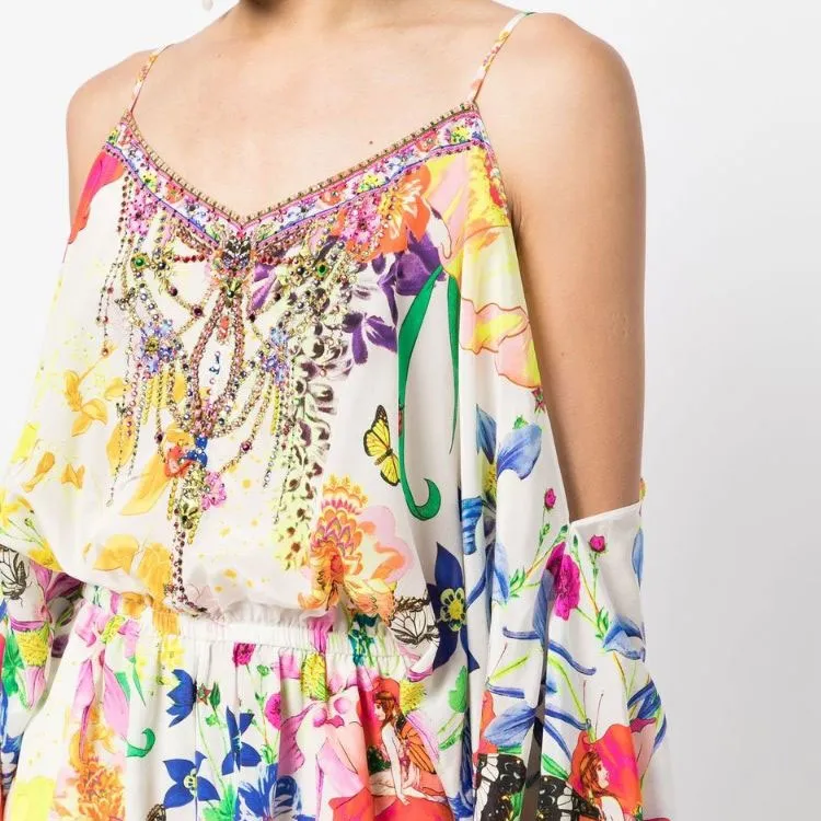 CAMILLA Drop-shoulder Playsuit-4
