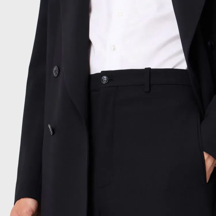 GIORGIO ARMANI Double-breasted Virgin-wool Suit-4