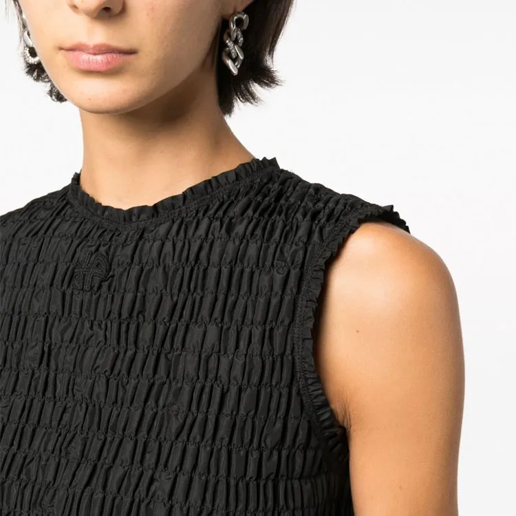 Patou Smock detail Crop Top-4