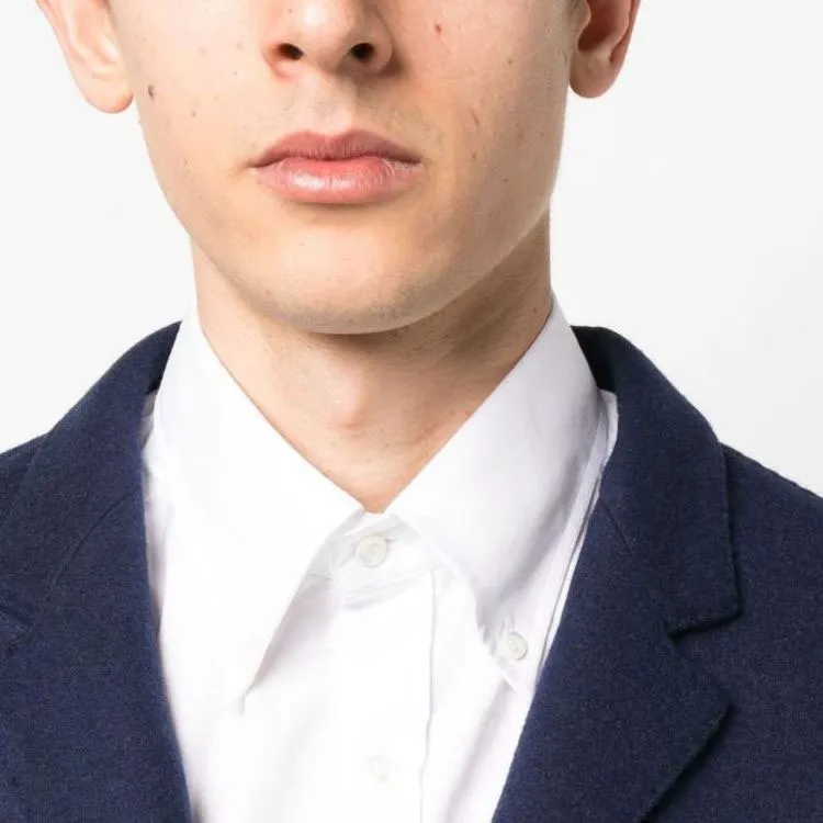 Brunello Cucinelli Button Detailed Jersey Blazer-4