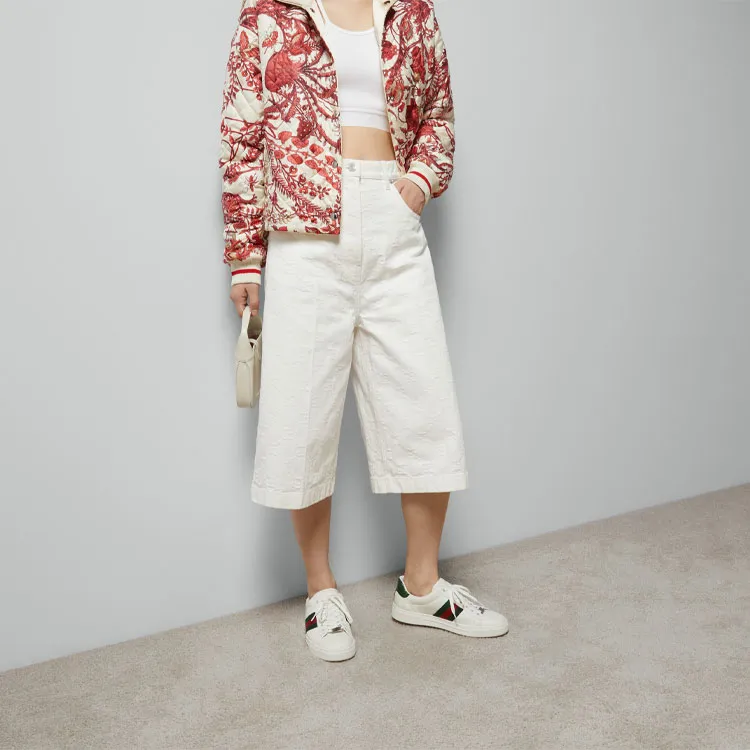 GUCCI Chinese New Year SS24 Jeans Women's White-2