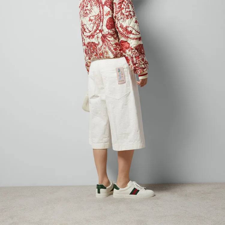 GUCCI Chinese New Year SS24 Jeans Women's White-1