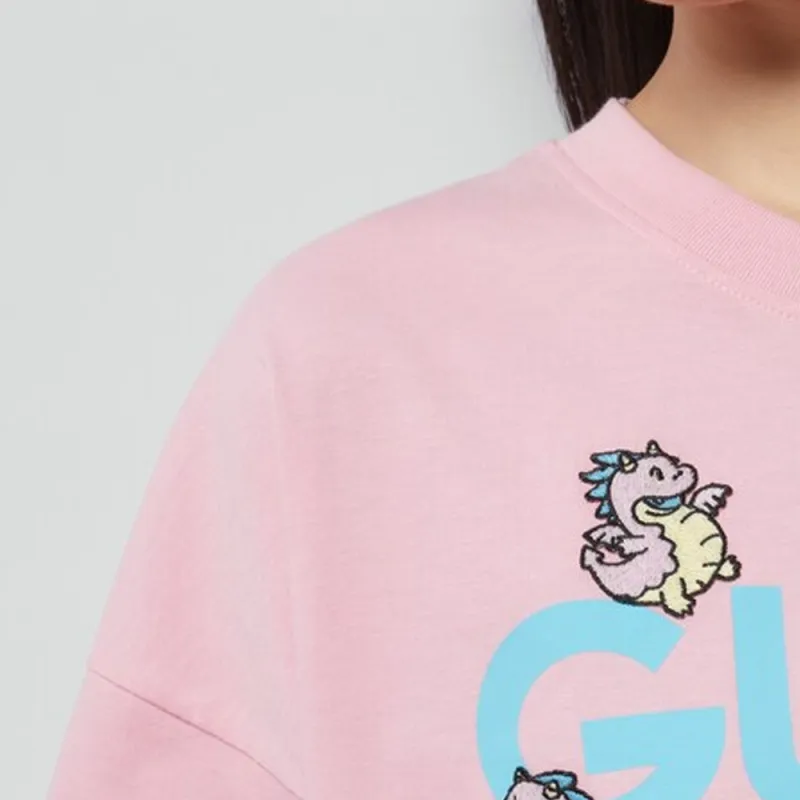 GUCCI SS24 Drop Shoulder Sleeve T Shirt Women's-4