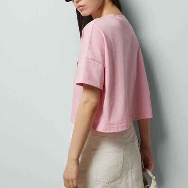 GUCCI SS24 Drop Shoulder Sleeve T Shirt Women's-3