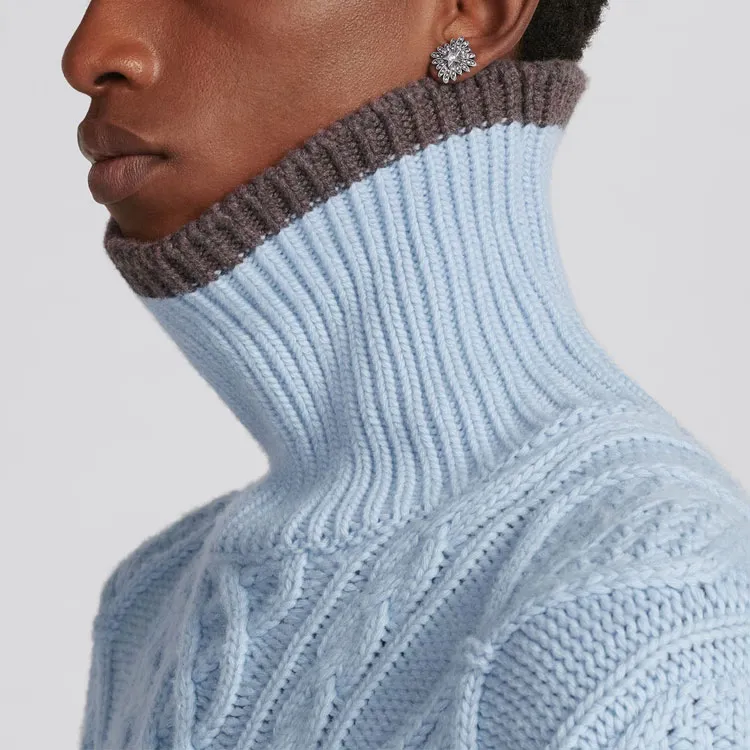 DIOR Cd Diamond Turtleneck Sweater-6