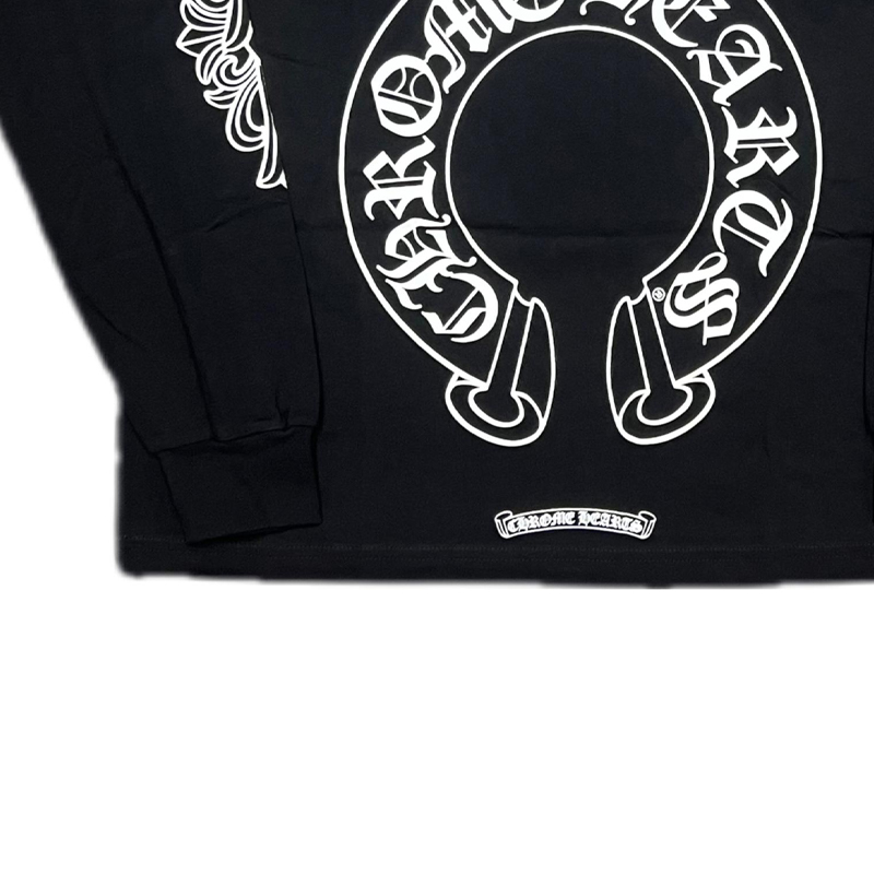 Chrome Hearts Horse Shoe L/S T-shirt - POIZON