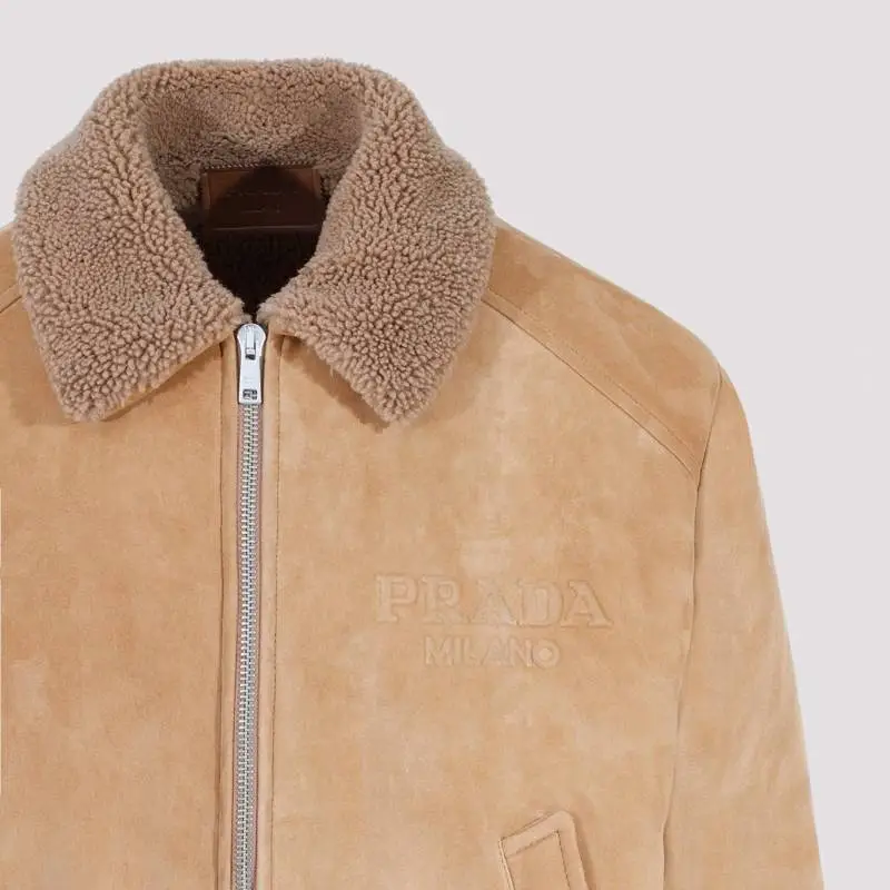 PRADA Jackets & Coats Men's Brown-2