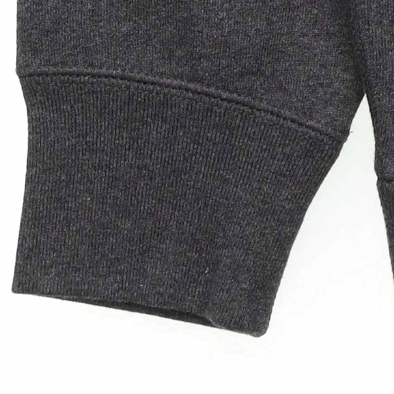 Burberry Clarendon Check Pullover Hoodie Charcoal Gray-4
