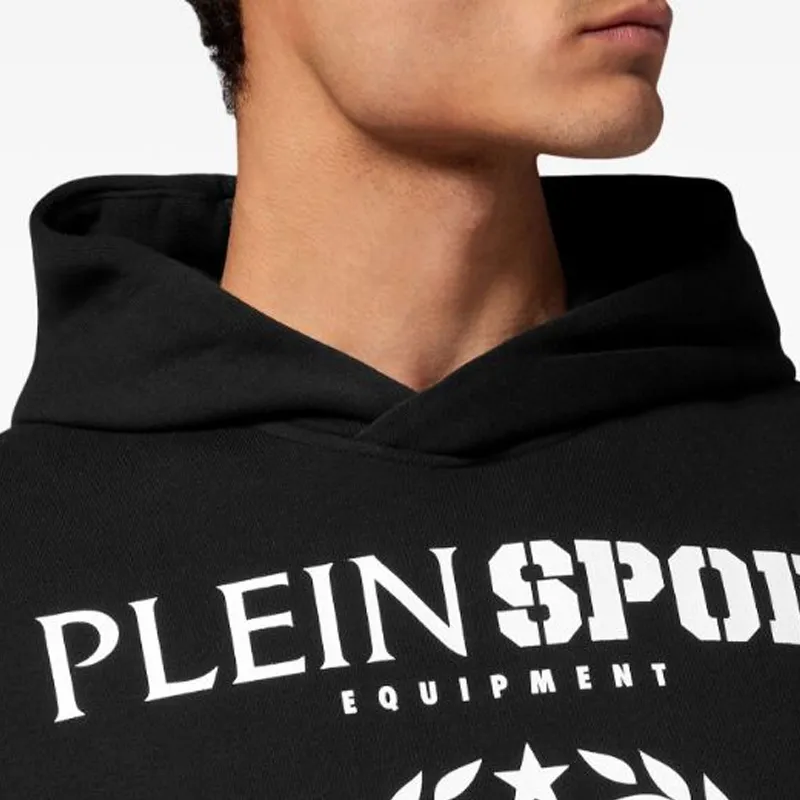 PLEIN SPORT Tiger print Sleeveless Hoodie-1
