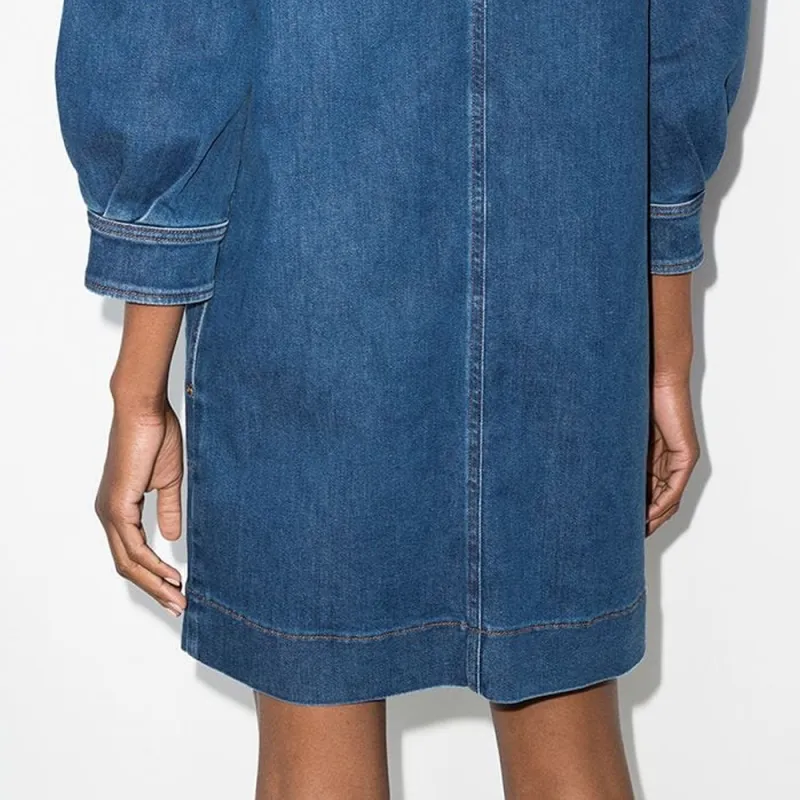 See By Chloe Long-Sleeved Dresses Women's Blue-2