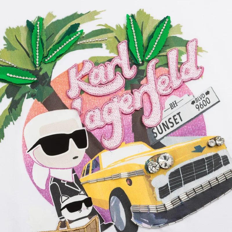 KARL LAGERFELD T Shirt Women's White-4