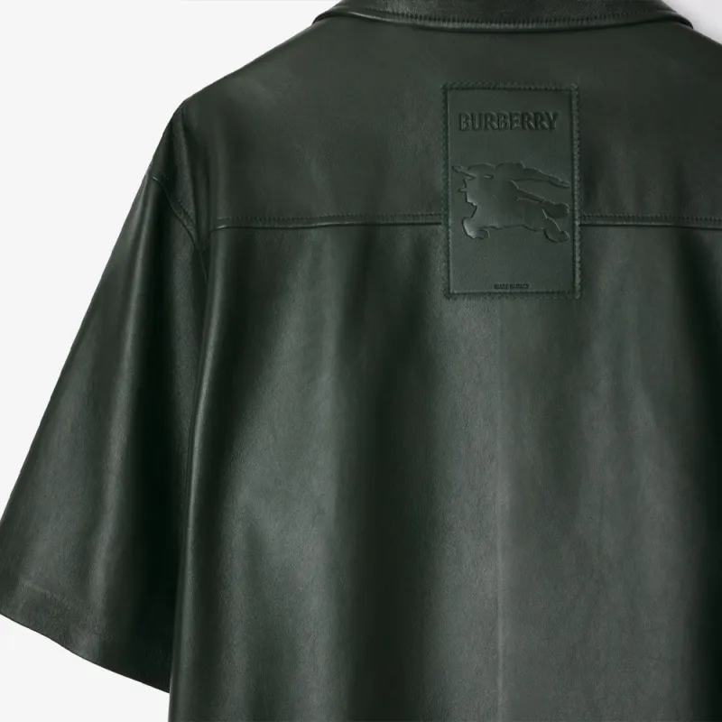 Burberry Leather Jacket Men's Jungle Color-4