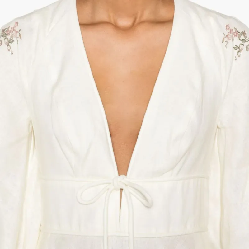 Zimmermann Waverly Linen Minidress-4