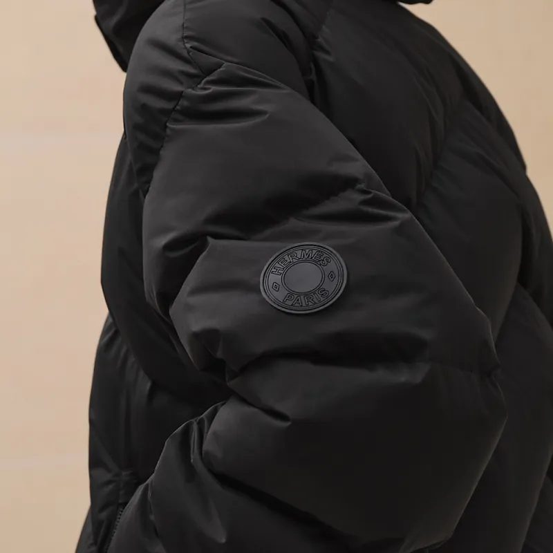 HERMES Down Jacket Women's Black-3