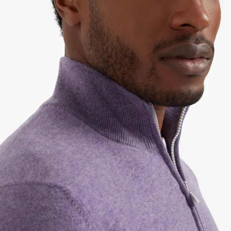 Brunello Cucinelli Funnel Neck Knitted Polo Shirt-4
