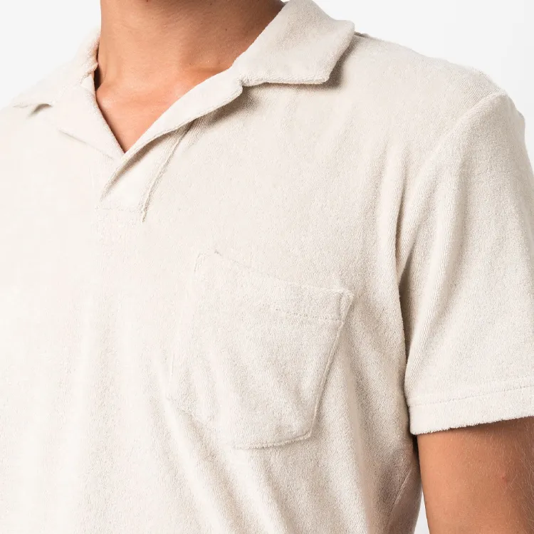 ORLEBAR BROWN Terry-cloth Organic-cotton Polo Shirt-4