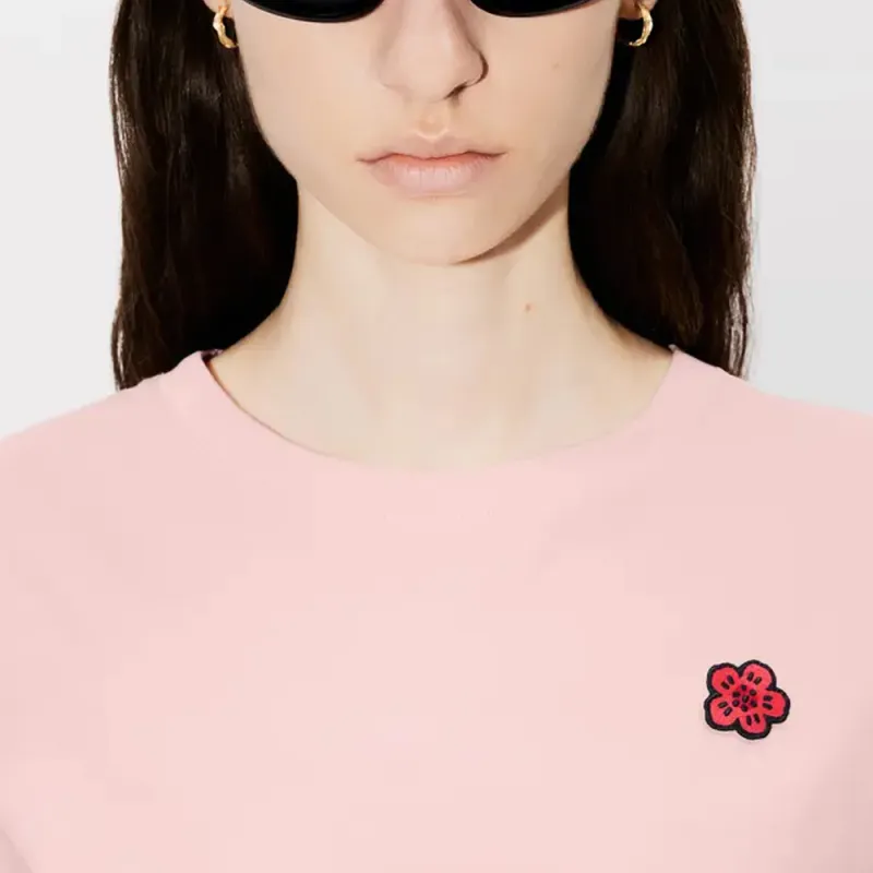 KENZO Boke Flower Embroidered Crewneck T Shirt-5